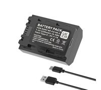 Wikinu NP-FZ100 - Batteria 2280 mAh per Sony A7R V A7S III A7 IV, cavo di ricarica USB-C compatibile con Sony ZV-E1, FX3, FX30, A1, A9, A9 II, A6600, A7C