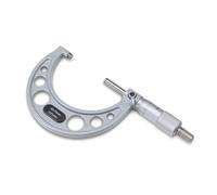 WIKISTORE MICROMETRO PROFESSIONALE 50-75 mm, Micrometro Centesimale, Precisione Industriale con Arco in Lega Leggera, Sistema a Frizione e Bloccaggio a Levetta, Attrezzo da Lavoro Preciso