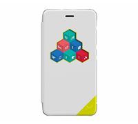 Wiko WKPRFIWH3702 WiCube Custodia con Finestra Interattiva Lenny 3, Bianco