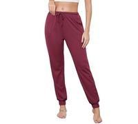 Wikoan Pantaloni da Notte da Donna Invernali con Righe S-XXL | Pantaloni da Notte Lunghi da Donna per il Tempo Llibero e la Casa