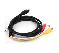 WIKRQIHL Cavo AV Compatibile con HDMI 1080P, Adattatore convertitore Compatibile con HDMI a 3 RCA Video Audio 1,5 m for TV HDMI, decoder, Dvd, Laptop