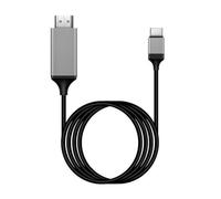 WIKRQIHL Cavo HDTV USB3.1 4K Compatibile con Tipo C a HDMI for Telefono Android for collegare la TV a Un Dispositivo con Lo Stesso Schermo, Cavo da 2 m