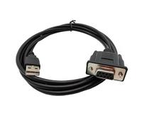 WIKRQIHL Cavo seriale PLC RS232 DB9 Femmina da 6 Piedi a USB 2.0, da Utilizzare Solo for controllori logici programmabili da 1,8 m