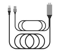 WIKRQIHL Cavo Video HD 4K for Apple iPhone 14 13 12 11 PRO Max iPad Mini Adattatore da Lightning a HDMI AV Digitale 1080P TV Proiettore Monitor(C1)