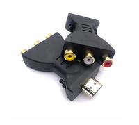 WIKRQIHL Convertitore Adattatore Composito Compatibile con HDMI RCA AV 1080P, Cavo Audio Video Compatibile con HDMI AD AV con Cavo USB for HD TV Box