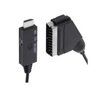 WIKRQIHL Convertitore Adattatore Scart Compatibile con HDMI 1.3