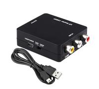 WIKRQIHL Convertitore Video Audio HD 1080P RCA AV a HDMI for VCR Dvd a TV con Cavo USB Mini AV a HDMI RCA Composito CVBS(AV TO HDMI)