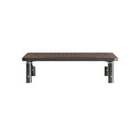 WIKRQIHL Supporto for computer regolabile, supporto for monitor da scrivania telescopico, supporto for schermo PC rialzato, riduce la tensione del collo, forniture for ufficio(Black)