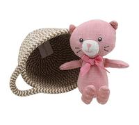 Wilberry Animali in Cestini Gatto Peluche