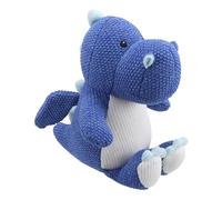 Wilberry- Lavorata a Maglia Drago Peluche, Colore Blu, WB004327