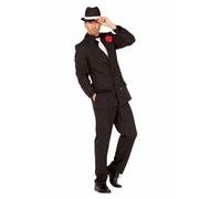 Wilbers - Costume da gangster da uomo, taglia 58-60