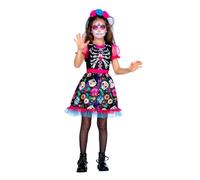 WILBERS & WILBERS 3076 - Costume da bambino per il Giorno dei Morti, vestito di Halloween per bambina, Dia de los Muertos