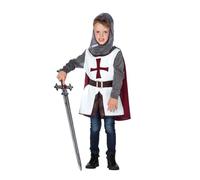 WILBERS & WILBERS 3332 - Costume da cavaliere per bambini, set di tre pezzi per carnevale, travestimento medievale