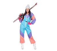 WILBERS & WILBERS 4209 - Tuta da sci da donna anni '80, tuta retrò per feste a tema après-ski, carnevale