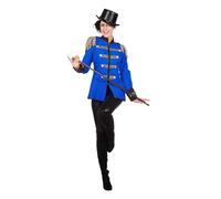 WILBERS & WILBERS 4236 - Elegante giacca da circo da donna, blu, ringmaster, domatore, costume da adulto per carnevale | Direttrice di circo, domatrice, costume da adulto per Carnevale