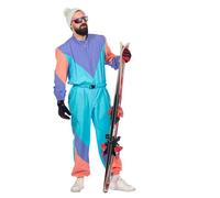 WILBERS & WILBERS 5209 - Tuta da sci da uomo anni '80, tuta retrò per feste a tema après-ski, carnevale