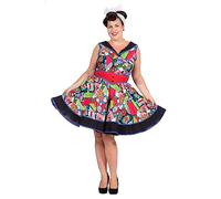 WILBERS & WILBERS Costume da donna pop-art, taglia 52, multicolore