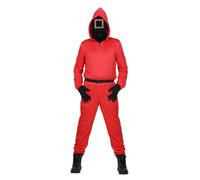 Wilbers & Wilbers Costume per bambini Corea Carnevale Piazza Pesce Halloween Serie Sorprendente Rosso
