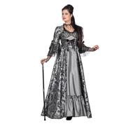 WILBERS & WILBERS - Elegante abito barocco/rinascimentale in taffetà | Lussuoso abito da marchesa, lungo, per Carnevale, feste a tema storico