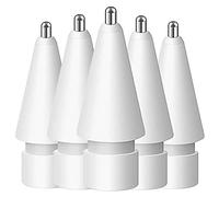 Wilbeva 5 Punte di Ricambio per Apple Pencil 1st e 2nd, Punta di Ricambio ad Alta Sensibilità e Penna di Controllo Preciso/Tips Ricambio Accessori per iPad Pencil