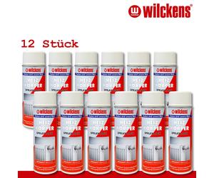 Wilckens 12 X 400 ML Vernice Spray Per Radiatori Satinata Bianca