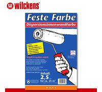 Wilckens 3 x 2,5 L Fisso Colore Dispersionsinnenwandfarbe Bianco