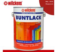 Wilckens 2,5 L Vernice Variopinta Lucida Ral 3000 Rosso Fuoco Interno &