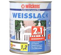 Wilckens 2 x 750 ML Interno 2in1 Opaco Mano di Fondo Vernice Legno Manutenzione