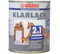 Wilckens 2 in 1 vernice trasparente lucida, 750 ml, incolore