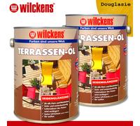 Wilckens 2 x 2,5 L Olio Antiscivolo per Balconi Abete Douglas Protezione Legno