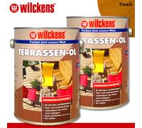 Wilckens 2 x 2,5 L Olio Antiscivolo per Balconi Teak Protezione Legno di Cura