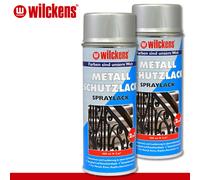 Wilckens 2 X 400 Ml Vernice Protettiva Spray 2in1 Argento