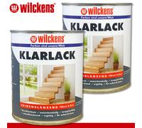 Wilckens 2 X 750 ML Vernice Lucida Satinata Interna E Esterna Vernice Speciale
