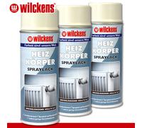 Wilckens 3 X 400 ML Vernice Spray Per Radiatori Lucida Bianco Crema