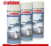 Wilckens 3 X 400 ML Vernice Spray Per Radiatori Lucida Bianco Puro