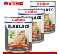 Wilckens 3 X 750 ML Vernice Lucida Satinata Interna E Esterna Vernice Speciale