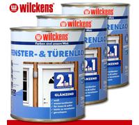 Wilckens 3 X 750 ML Vernice Per Porte E Finestre 2in1 Lucida Vernice Spray
