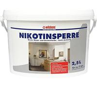 Wilckens 2,5 L Blocco di Nicotina Vernice Emulsione Bianco Contro Nikotinflecken