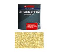 Wilckens Effetto glitter concentrato concentrato glitter per pitture murali e vernici 250 ml (oro)