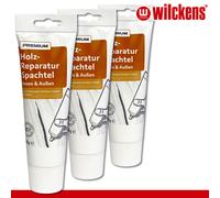 Wilckens Premium 3 x 400 G Holz-Reparaturspachtel per Interno E Esterno