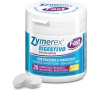 Wilco Farma - Zymerex Fast 30 Compresse Masticabili Gusto Limone - Integratore Per Favorire La Digestione