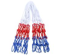 wilcractk 2 Pezzi Rete Canestro Basket Esterno con Retina in Polipropilene Cavo Colorata Compatibile con Canestri Standard per Interno Esterno Gioco Allenamento Adulti Bambini