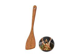 wilcractk Spatola Cucina legno - Utensili da Cucchiaio Legno - Antigraffio per Padelle Antiaderenti - Facile da Pulire (Misura 33 cm) Ideale per le Vostre Esigenze di Cucina
