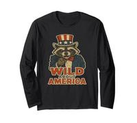 Wild About America Procione Patriottico Maglia a Manica