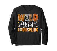 Wild About Counselor Back to School Maglia a Manica