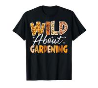 Wild About Gardening Animals Pattern Garden Leopard Maglietta
