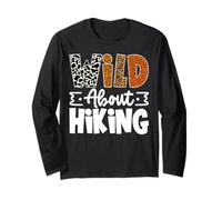 Wild About Hiking Adventure Outdoor Lover Maglia a Manica
