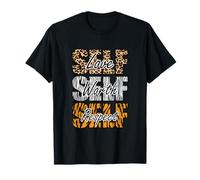 Wild About My Self-ISHX3 Leopard Tiger Zebra Strisce Maglietta