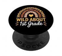 Wild About Prima elementare Ritorno a scuola PopSockets PopGrip Adesivo