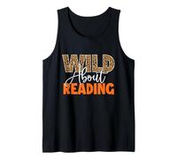Wild About Reading - Lettore di Topi di Biblioteca per Amanti della Lettura Canotta